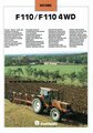 Fiat F110 & F110 4WD Tractor Sales Brochure