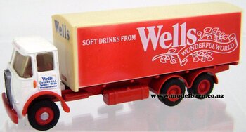 1/76 Atkinson Mark I 3-Axle Box Truck "Wells Drinks"-atkinson-Model Barn