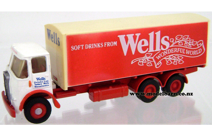 1/76 Atkinson Mark I 3-Axle Box Truck "Wells Drinks"