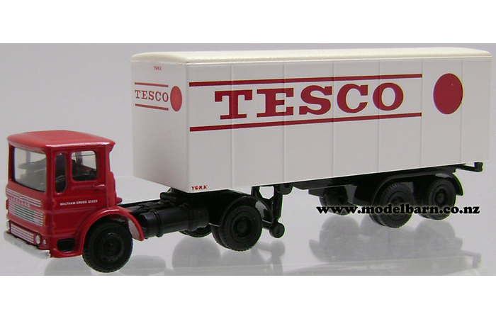 1/76 Leyland Beaver Ergomatic Prime Mover & Semi Box Trailer "Tesco"