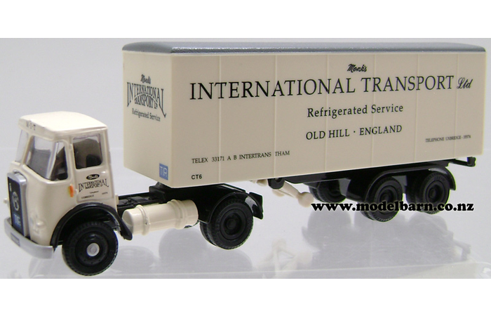 1/76 Atkinson Mark I Prime Mover & Semi Box Trailer "Monk's International Transport"