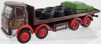 1/76 AEC Mammoth Major Mark V 4-Axle Flatdeck Truck with Load "Spiers of Melksham"-aec-Model Barn