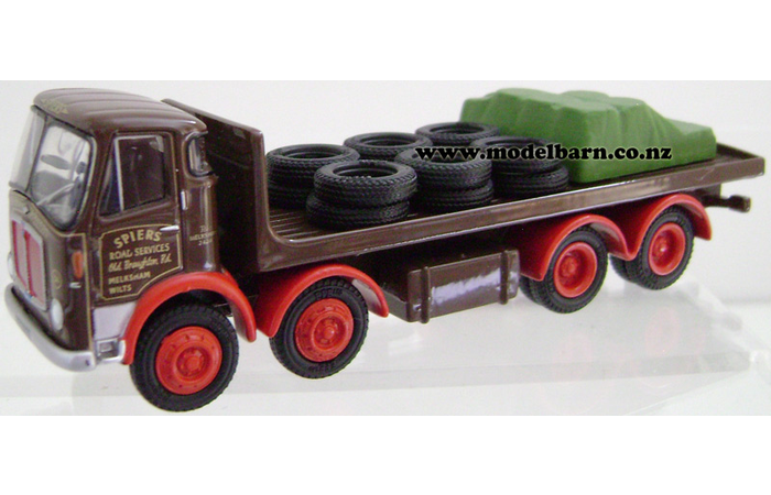 1/76 AEC Mammoth Major Mark V 4-Axle Flatdeck Truck with Load "Spiers of Melksham"