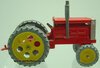 Large Tractor (red, silver & yellow, boxed) Charbens