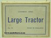 Large Tractor (red, silver & yellow, boxed) Charbens