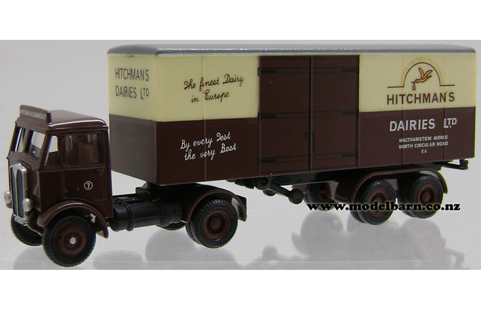 1/76 AEC Mammoth Mark III Prime Mover & Semi Box Trailer "Hitchman's Dairies"