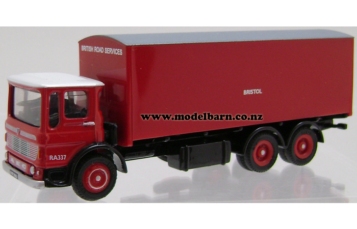 1/76 AEC Ergomatic 3XL 3-Axle Box Truck "British Road Services"