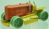 Crawler Tractor (orange, yellow & green, broken) Crescent