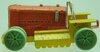 Crawler Tractor (orange, yellow & green, broken) Crescent