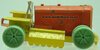 Crawler Tractor (orange, yellow & green, broken) Crescent