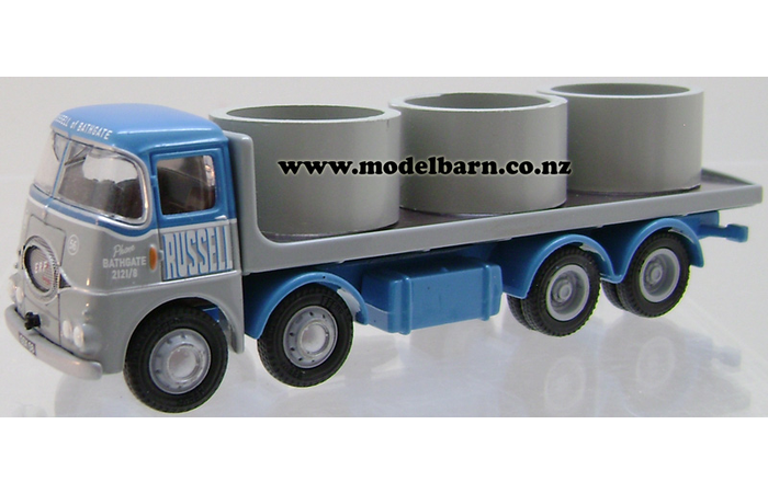 1/76 ERF KV 4-Axle Flatdeck Truck with Load "Russell of Bathgate"