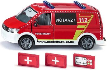 1/50 VW T6 Transporter Ambulance "Feuerwehr"-vehicles-Model Barn