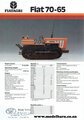 Fiat 70-65 Crawler Tractor Sales Brochure