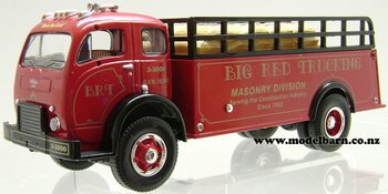 1/34 White 3000 Stake Truck (1953) "Big Red Trucking"-white-Model Barn