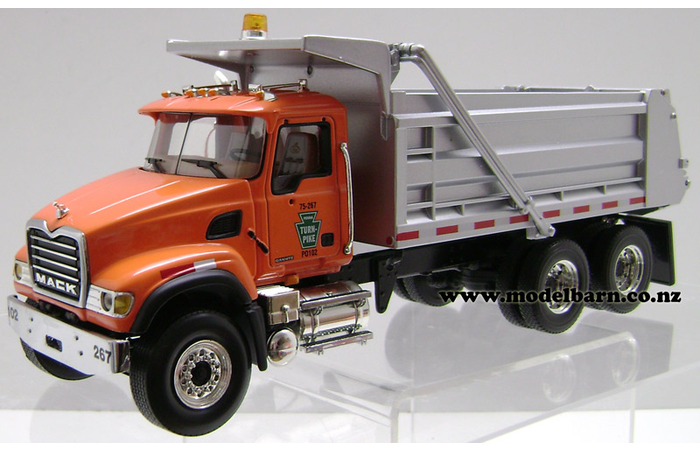 1/34 Mack Granite 3-Axle Tip Truck "Penna Turnpike"