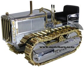 1/16 CAT Twenty Crawler "100 Year Anniversary" (chrome & gold)-farm-equipment-Model Barn