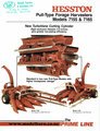 Hesston 7155 & 7165 Pull-Type Forage Harvesters Sales Brochure