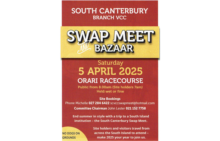 Orari Swap Meet & Bazaar April 5 2025