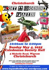 Christchurch Toy & Hobby Fair May 4 2025-upcoming-events-Model Barn