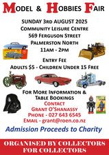 Palmerston North Model & Hobbies Fair August 3 2025-upcoming-events-Model Barn