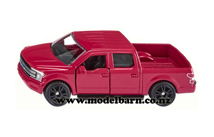 Ford F-150 Double Cab Pick-Up (red, 89mm)