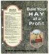 Case Stationary Baler Brochure "Bale your Hay at a Profit"