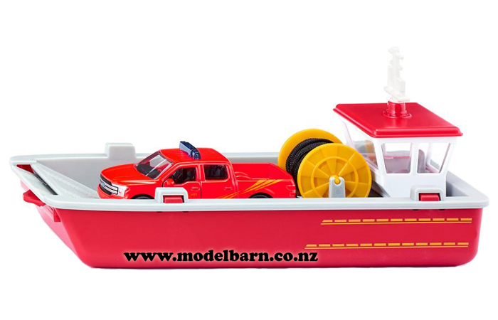 Fire Brigade Boat with Ford F-150 Pick-Up