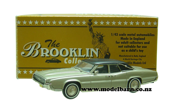 1/43 Ford Thunderbird 4-Door Landau (1967, grey & black)