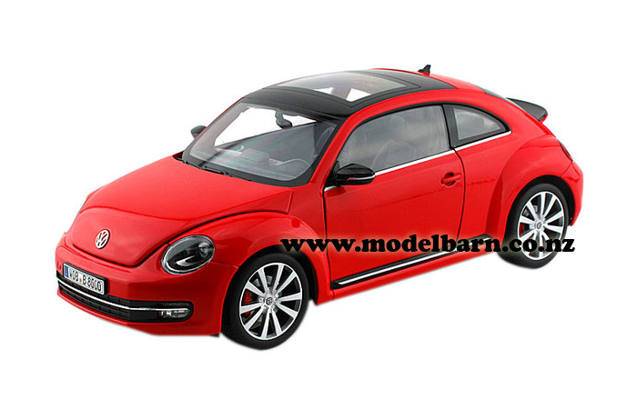 1/18 VW Beetle (2012, red) - Vehicles-Volkswagen : Model Barn - Welly