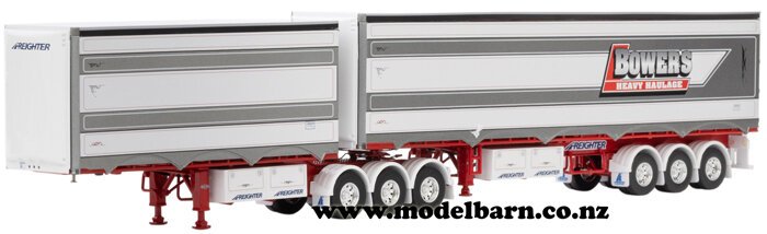 1/50 Freighter Eziliner B-Double Trailer Set "Bower's" - Trucks ...