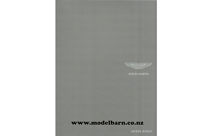 Aston Martin Range Car Brochure