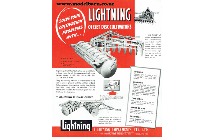 Lightning Offset Disc Cultivators Brochure