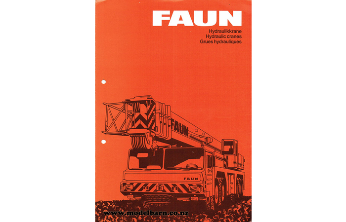 Faun Hydraulic Cranes Brochure