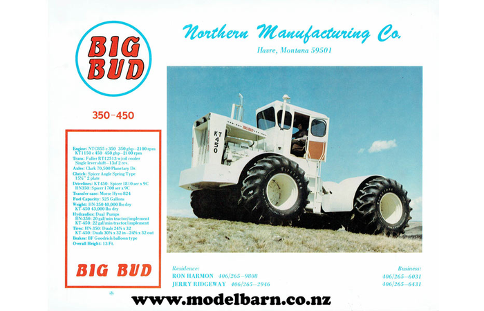 Big Bud Tractor Brochure