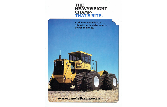 Rite Tractors Brochure