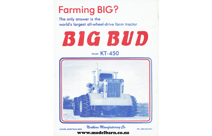 Big Bud KT-450 Tractor Brochure