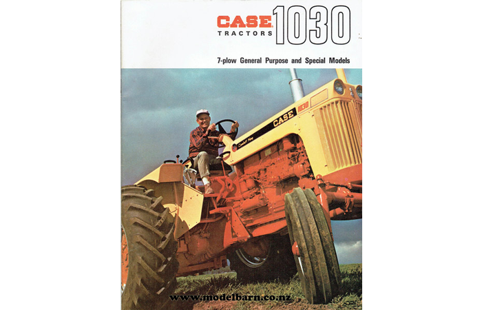 Case 1030 Comfort King Tractor Brochure 1966