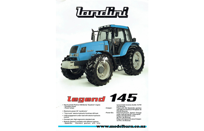 Landini Legend 145 Tractor Brochure