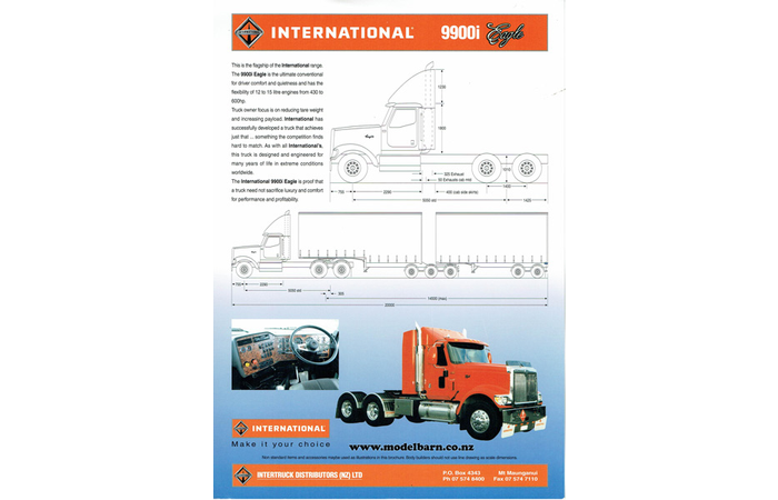 International 9900i Eagle Truck Brochure 2000