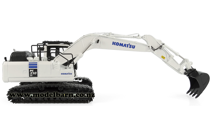 1/50 Komatsu PC210LC-11 Excavator (White) - Construction