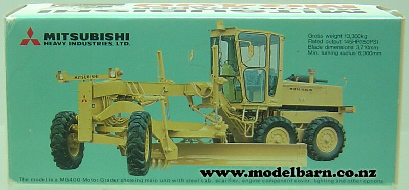 1/50 Mitsubishi MG400 Motor Grader - Construction & Forestry-Other  Construction : Model Barn - Shinsei Obsolete