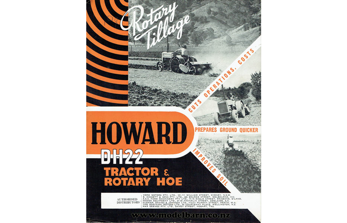 Howard DH22 Tractor Brochure