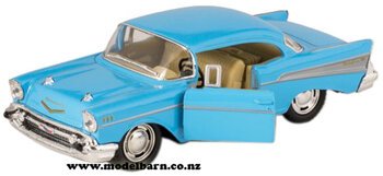 1/40 Chev Bel Air Coupe (1957, light blue)-chevrolet-and-gmc-Model Barn