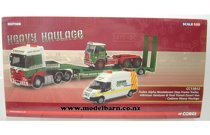 1/50 Foden Alpha, Nooteboom Trailer & Atkinson Venturer & Pilot Van "Cadzow"